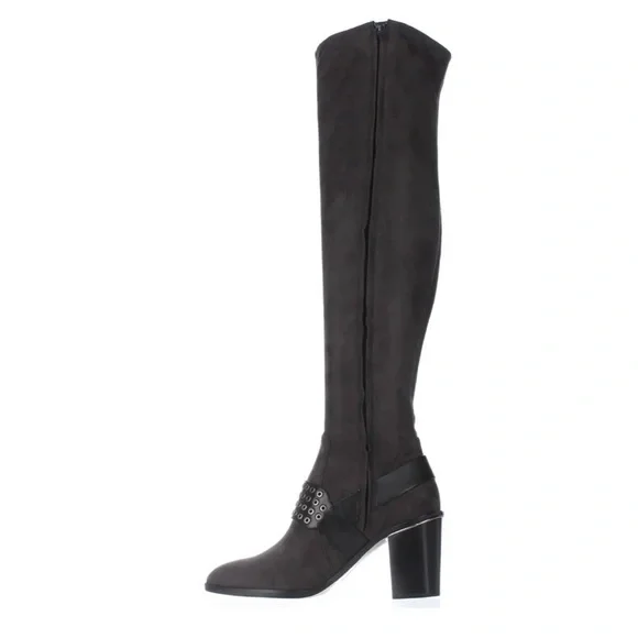 Michael Kors Thigh High Riding Boot with Strap
